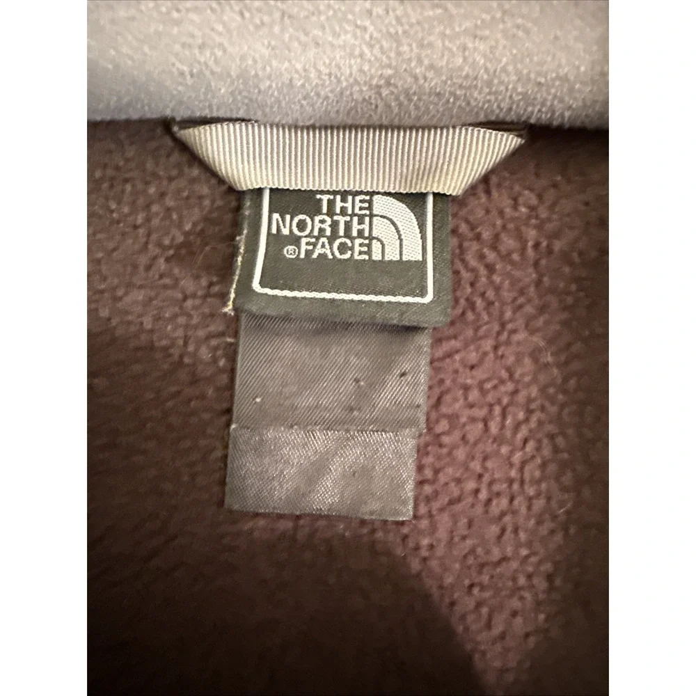 JACKET North Face MENS XL Full Zip Fleece Jacket BROWN/GRAY TRIM Comfort 721509‎